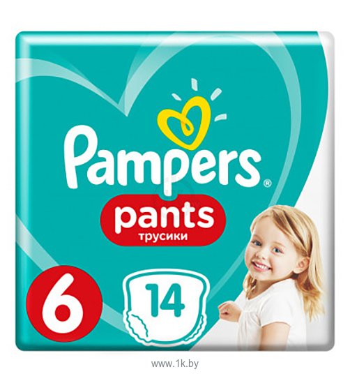 Фотографии Pampers Pants 6 (16+ кг), 14 шт