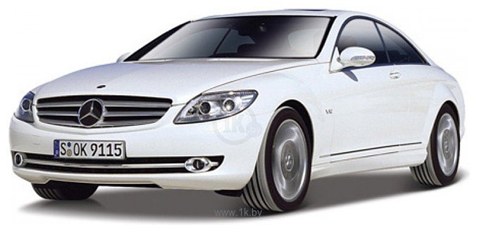 Фотографии Bburago Mercedes-Benz CL 550 1:32 18-43032 white (белый)