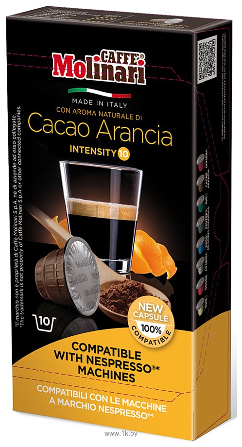 Фотографии Molinari Cacao Arancia 10 шт