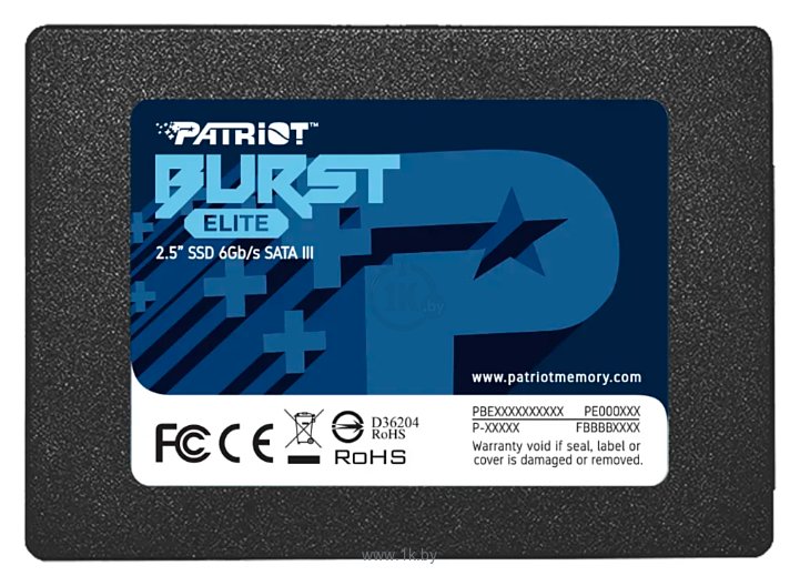 Фотографии Patriot Memory Burst Elite 120 GB PBE120GS25SSDR