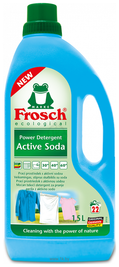 Фотографии Frosch Color Detergent Active Soda 1,5 л