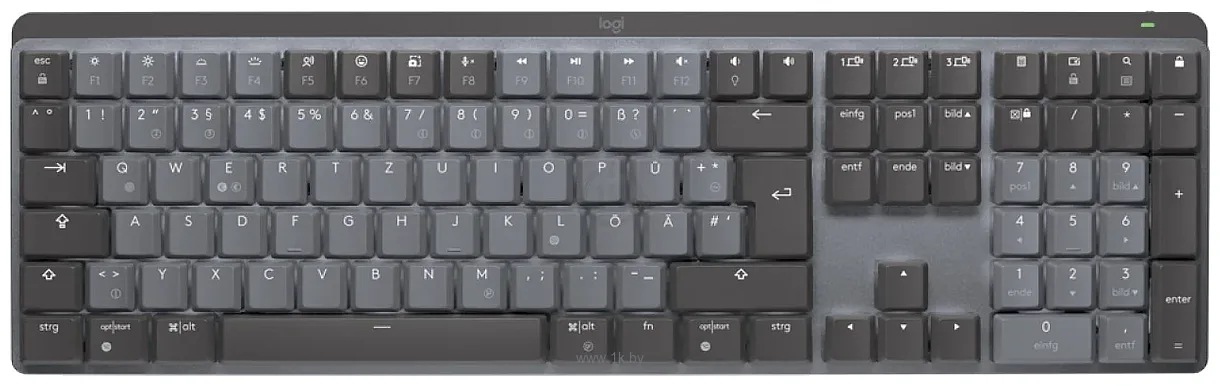 Фотографии Logitech MX Mechanical Tactile Quiet 920-010757 нет кириллицы