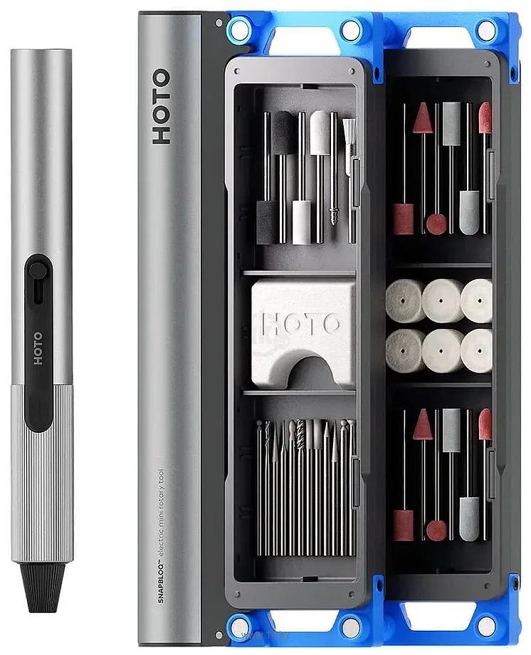 Фотографии Hoto SNAPBLOQ Electric Mini Rotary Tool Kit 38в1 (серый) Фотографии Hoto SNAPBLOQ Electric Mini Rotary Tool Kit 38в1 (серый)