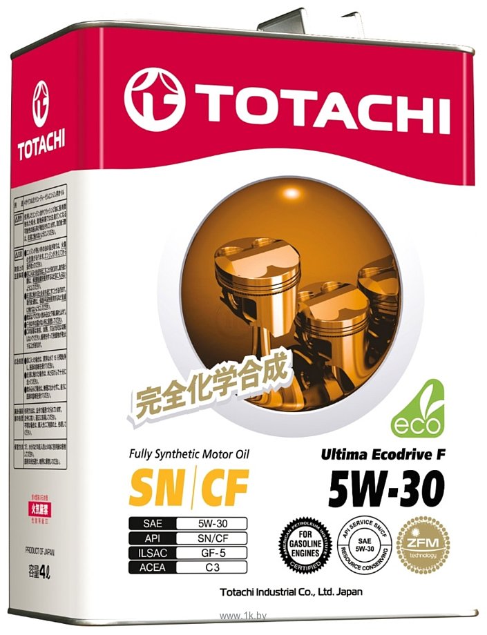 Фотографии Totachi Ultima Ecodrive F 5W-30 4л