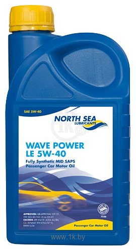 Фотографии North Sea Lubricants WAVE POWER LE 5W-40 1л