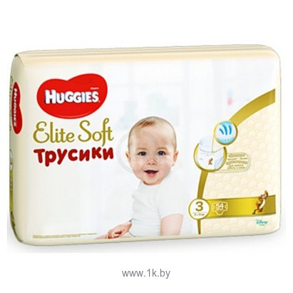 Фотографии Huggies Elite Soft 3 (6-11) 54 шт.