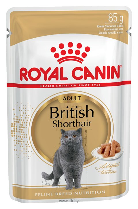 Фотографии Royal Canin (0.085 кг) 1 шт. British Shorthair Adult (в соусе)