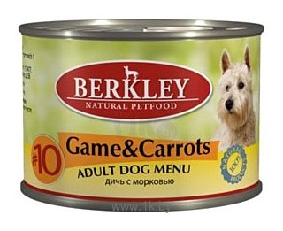 Фотографии Berkley (0.2 кг) 6 шт. Паштет для собак #10 Дичь с морковью