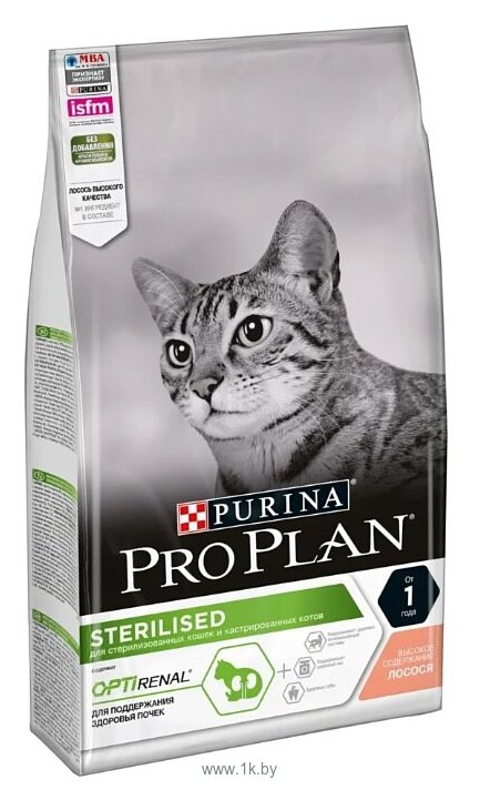 Фотографии Purina Pro Plan Sterilised feline rich in Salmon dry (1.5 кг)