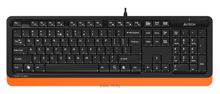 Фотографии A4Tech Fstyler FK10 orange-black USB