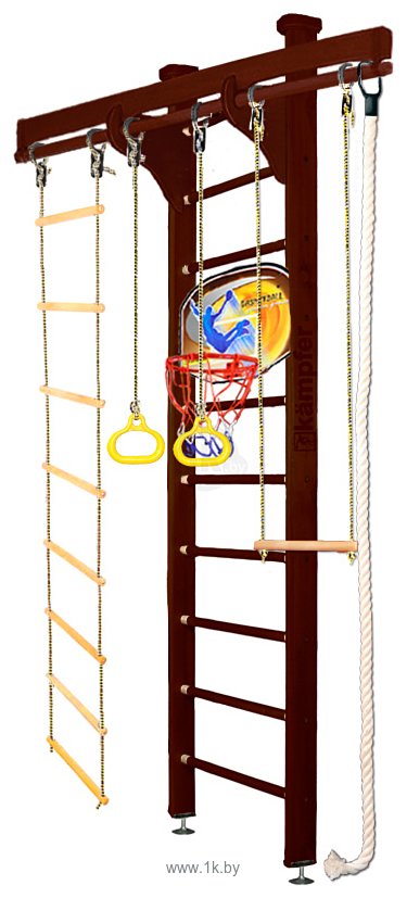 Фотографии Kampfer Wooden Ladder Ceiling Basketball Shield Стандарт (шоколадный)