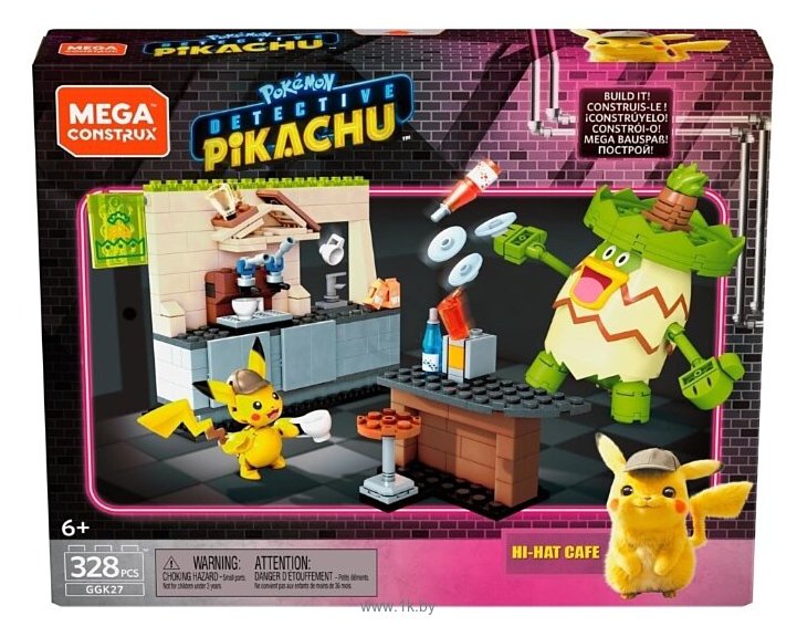 Фотографии Mega Construx Detective Pikachu GGK27 Hi-Hat Cafe