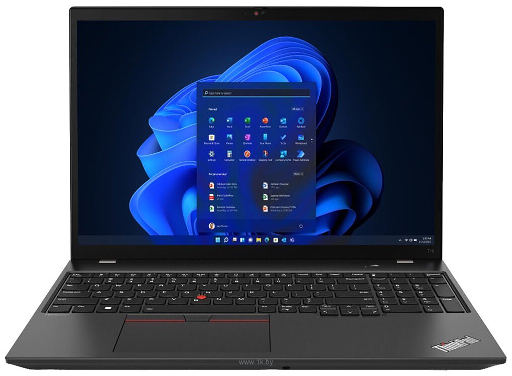 Фотографии Lenovo ThinkPad T16 Gen 1 Intel (21BVCTO1WWUS1)