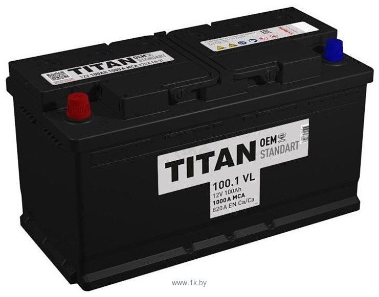 Фотографии Titan Standart L+ (100Ah)