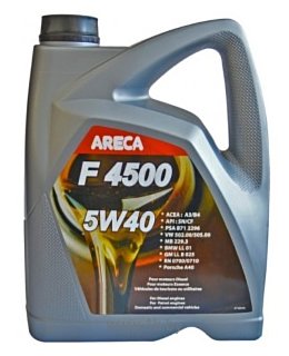 Фотографии Areca F4500 5W-40 4л (11456)