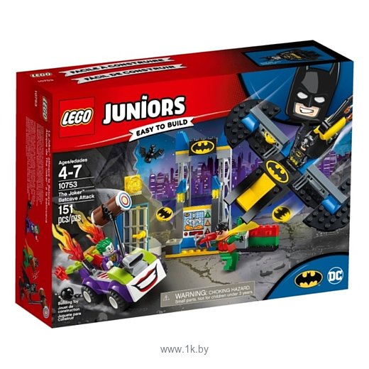 Фотографии LEGO Juniors 10753 Джокер атакует Бэтпещеру