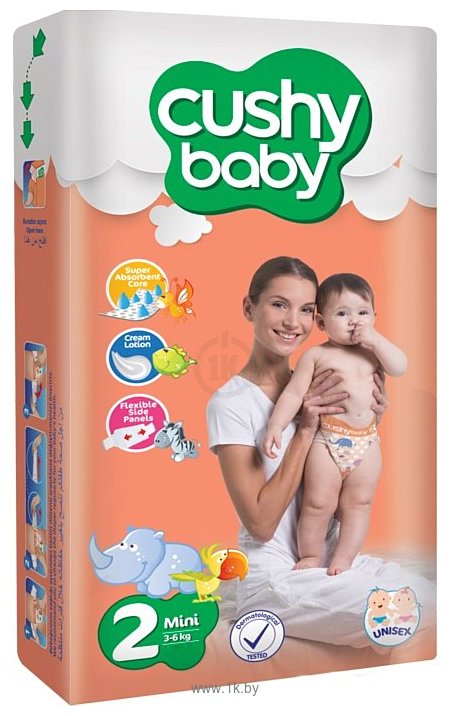 Фотографии Cushy Baby Mini 3-6 кг (80 шт).