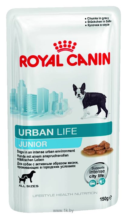 Фотографии Royal Canin (0.15 кг) 1 шт. Urban Life Junior (в соусе)