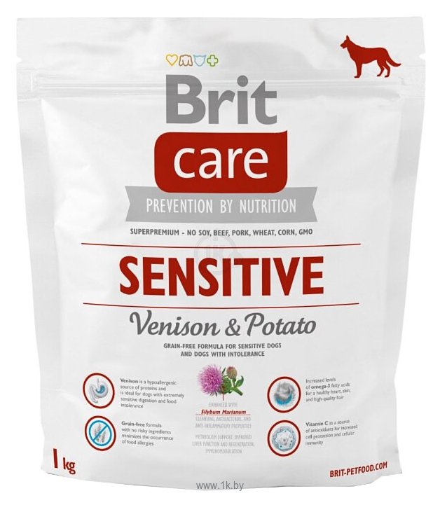 Фотографии Brit (1 кг) Care Sensitive Venison & Potato