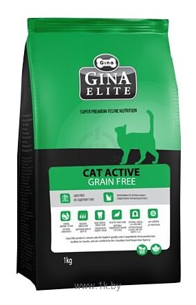 Фотографии Gina Elite Cat Active Grain Free (18 кг)