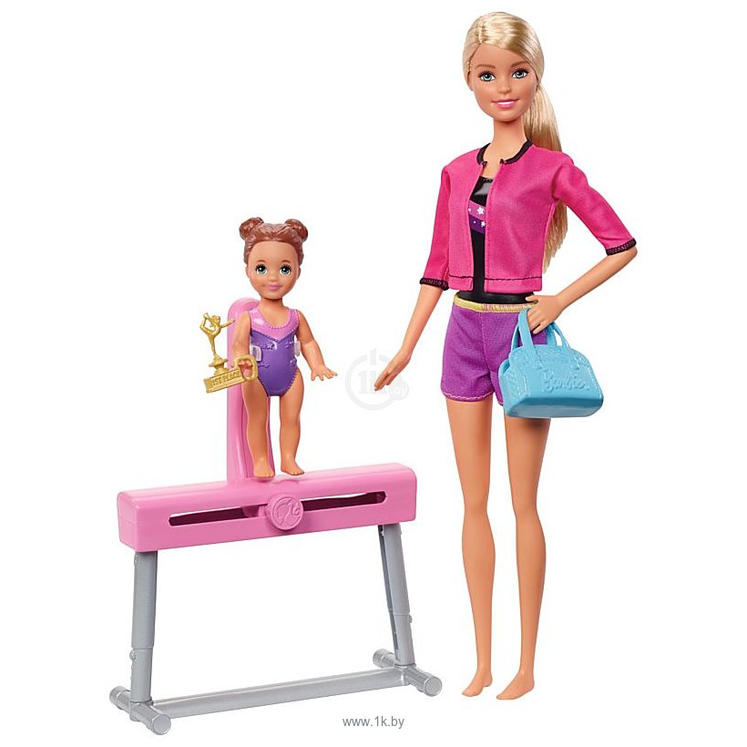 Фотографии Barbie Gymnastics Coach Dolls & Playset FXP39