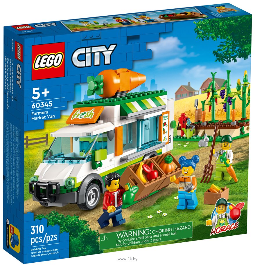 Фотографии LEGO City 60345 Фургон для фермерского рынка