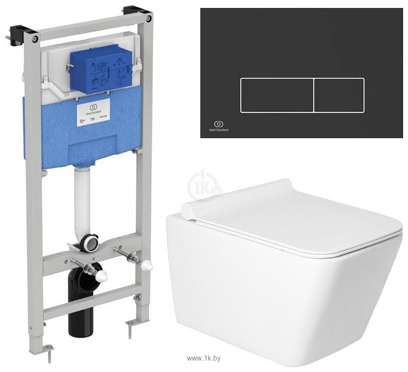 Фотографии Saniteco KW-9004W в комплекте с инсталляцией + R020467 + R0121A6