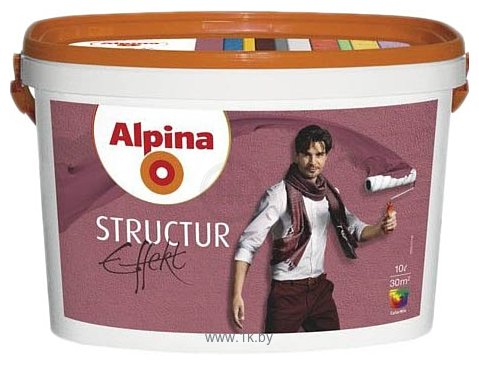 Фотографии Caparol Alpina Structur Effekt 10 л