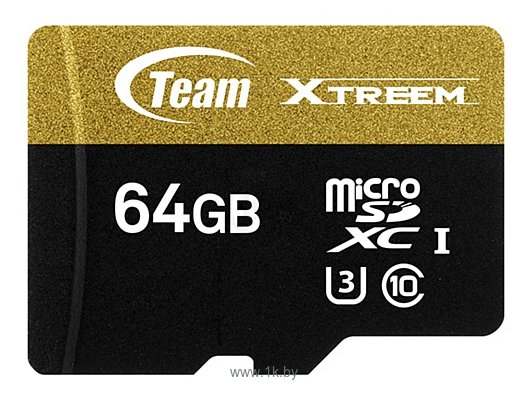 Фотографии Team Group Xtreem micro SDXC UHS-I U3 64GB + SD adapter