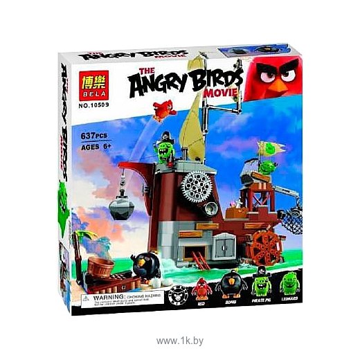 Фотографии BELA Angry Birds 10509 Пиратский корабль свинок