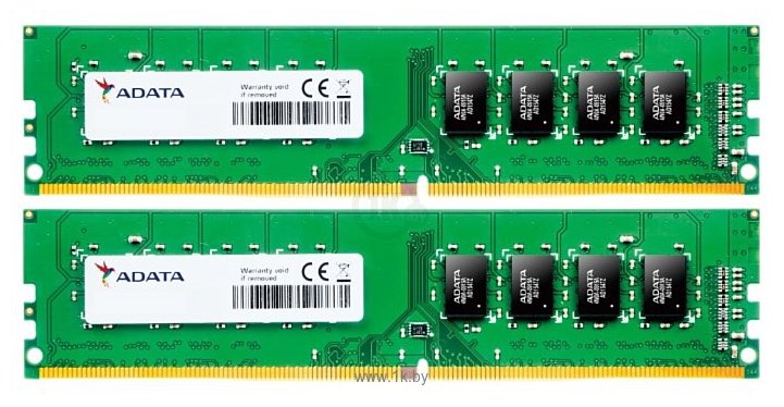 Фотографии ADATA DDR4 2666 DIMM 32Gb (Kit 2x16Gb)