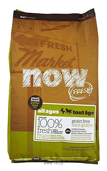 Фотографии NOW FRESH (11.35 кг) Grain Free Small Breed All Ages Recipe Dog Food