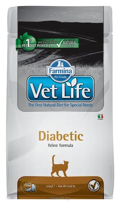 Фотографии Farmina Vet Life Feline Diabetic (0.4 кг)