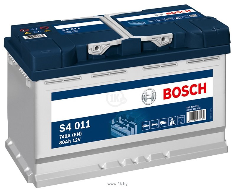 Фотографии Bosch S4 011 (580400074) 80 А/ч