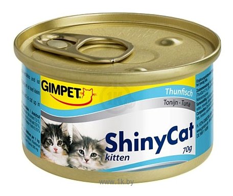 Фотографии GimCat ShinyCat Kitten с тунцом (0.07 кг) 1 шт.