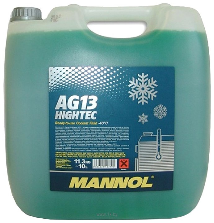 Фотографии Mannol Hightec Antifreeze AG13 10л