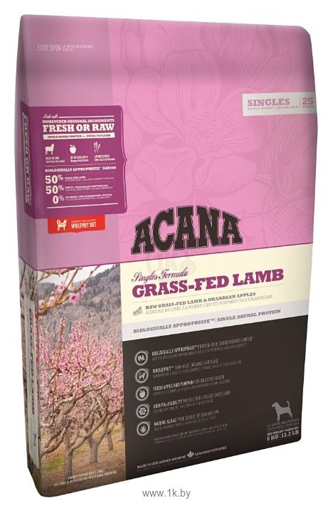 Фотографии Acana (6 кг) Singles Grass-Fed Lamb