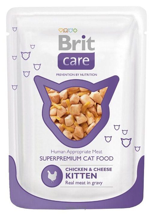Фотографии Brit (0.08 кг) 1 шт. Care Chicken & Cheese Kitten