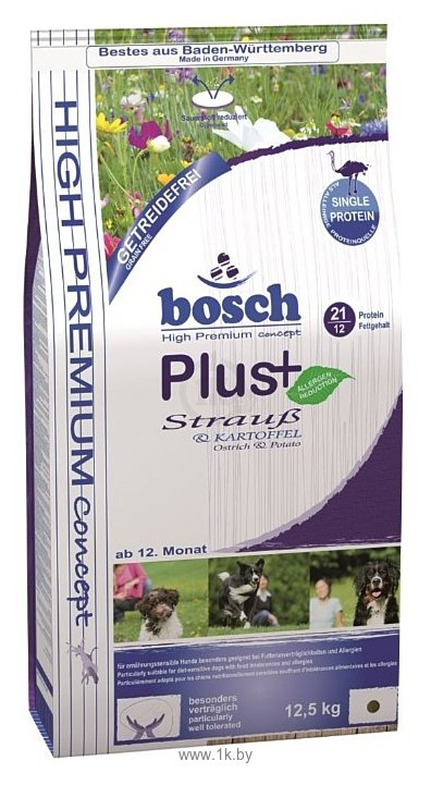 Фотографии Bosch Plus Ostrich & Potato (12.5 кг)