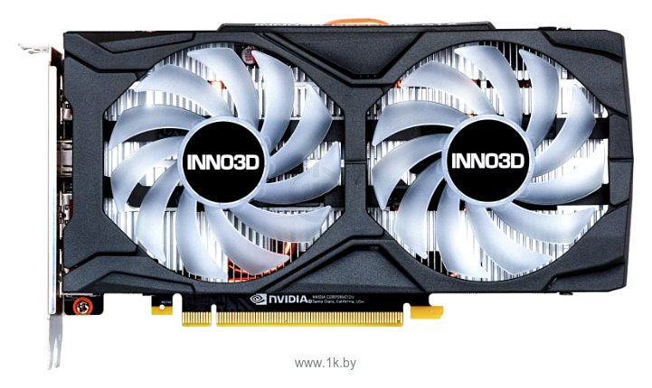 Фотографии INNO3D GeForce GTX 1660 1815MHz PCI-E 3.0 6144MB 8000MHz 192 bit 3xDisplayPort HDMI HDCP TWIN X2 OC RGB