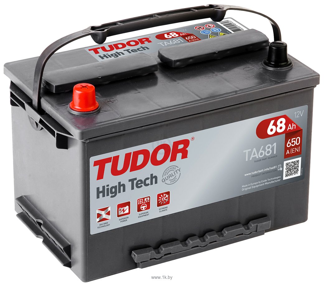 Фотографии Tudor High Tech TA681 (68Ah)