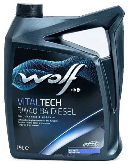 Фотографии Wolf VitalTech 5W-40 B4 Diesel 5л