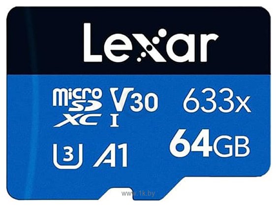 Фотографии Lexar 633x microSDXC LSDMI64GBBCN633N 64GB (с адаптером)