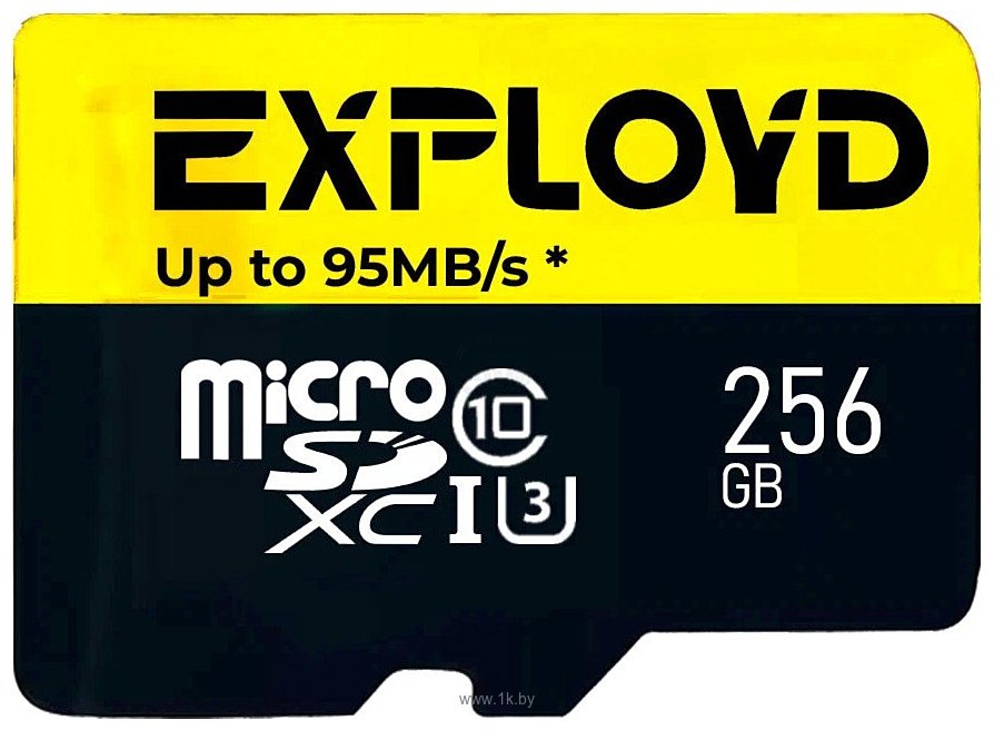 Фотографии Exployd Premium Series microSDXC 256GB EX256GCSDXC10UHS-1-ELU3 W/A-AD