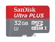 Фотографии Sandisk Ultra PLUS microSDHC Class 10 UHS Class 1 32GB + SD adapter