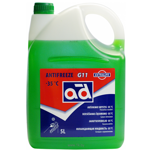 Фотографии AD Antifreeze -35°C G11 Green 5л