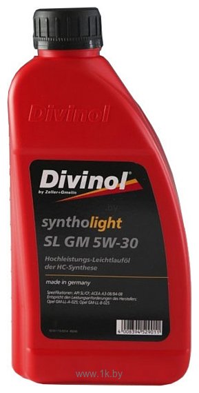 Фотографии Divinol Syntholight SL GM 5W-30 1л (49240-1)