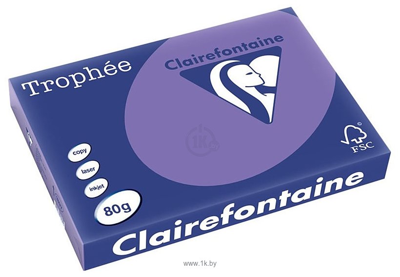 Фотографии Clairefontaine Trophee интенсив A4 80г/кв.м 500 л (фиолетовый)