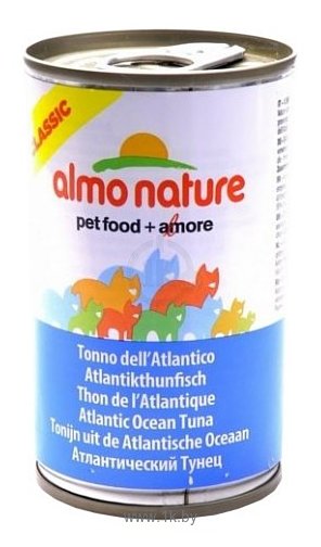Фотографии Almo Nature Classic Adult Cat Atlantic Tuna (0.14 кг) 12 шт.