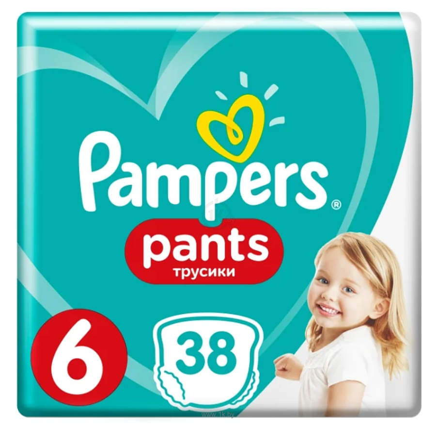 Фотографии Pampers Pants 6 (15+ кг), 38 шт